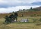 LOCHINDORB, HIGHLANDS/SCOTLAND - AUGUST 27 : Farmhouses near Lochindorb Highlands Scotland on August 27, 2015
