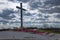 The Lochnagar Crater near La Boisselle on the Somme Battlefields