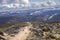 Lochnagar viewed from Mount Keen summit. Cairngorm Mountains, Aberdeenshire, Scotland