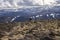 Lochnagar viewed from Mount Keen summit. Cairngorm Mountains, Aberdeenshire, Scotland