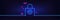 Lock with Check line icon. Private locker sign. Neon light glow effect. Vector