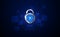 Lock creative symbol concept. Cyber security system, access control, protection abstract business. Close padlock, secure shield,