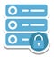 Lock, Database Isolated Vector Icon