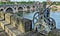 Lock gears at River Garonne,Toulouse,France,Pont Neuf area.