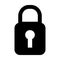 Lock Icon vector Security sign.Padlock Icon