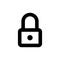 Lock icon. Web secure sign