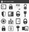 Lock Safe Icon Set