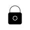 lock setting glyph icon