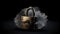 A lock with a shield showcases security features for cloud computing created with Generative AI