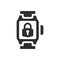 Lock smart watch icon