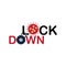 Lockdown logo design vector. icon lockdown. Global pandemic health warning concept