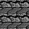 LOCKDOWN word warped, distorted, repeated, and arranged into seamless pattern background.