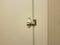 Locked bathroom or restroom stall door or latch