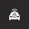 locked icon. Filled locked icon for website design and mobile, app development. locked icon from filled smart cars collection