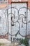 Locked Metal Door with Tagging in Fremantle