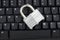 Locked Padlock on Keyboard