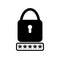 Locked Password Vector Icon Design