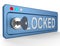Locked Security Represents Secure Unauthorized 3d Illustration