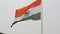 Locked-On shot of an Indian Flag fluttering