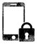 Locked Smartphone Scratched Icon Image