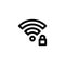 Locked Wifi Icon