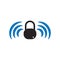 locked wifi signal icon
