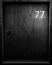 Locker with number seventy seven