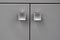 Lockers cabinets in a locker room at school or museum or station.Closeup padlock with key number hanging on locker for concept