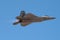 Lockheed Martin F-22 Raptor flyby.