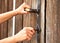Locking a big gate to your property