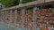 Locks hung on bridge railing as love symbol in Ljubljana