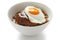 Loco moco , hawaiian rice bowl dish