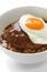 Loco moco , hawaiian rice bowl dish