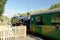 Locomotive at Corfe station on Swanage Railway, Dorset