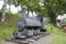 Locomotive displayed in Rockport Marine Park