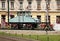 Locomotive in Oradea town. Romania