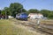 Locomotive on the railway siding