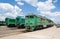 Locomotives in the depot