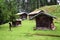 Lodges in Dolomiti mountains, Italy