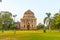 Lodi Gardens. Islamic Tomb (Bara Gumbad) set in landscaped garde