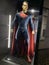 Lodz, Poland - 28 september 2019: Superman Model DC Universe Dawn of Justice exhibition