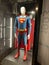 Lodz, Poland - 28 september 2019: Superman Model DC Universe Dawn of Justice exhibition