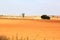 Loess landscape in Spain near Albacete