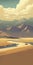 Lofi Design Showcasing The Stunning Great Sand Dunes National Park Landscape