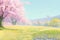 Lofi Springtime Backgrounds for a Tranquil Ambiance.