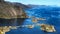 Lofoten Islands, Reine Fjord Coastline Landscape