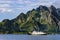 Lofoten - Norway coastline with Ship