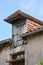 The loft hatch on an old French villa