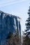 Lofty rock on a sunny day in Yosemite valley