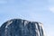 Lofty rock on a sunny day in Yosemite valley